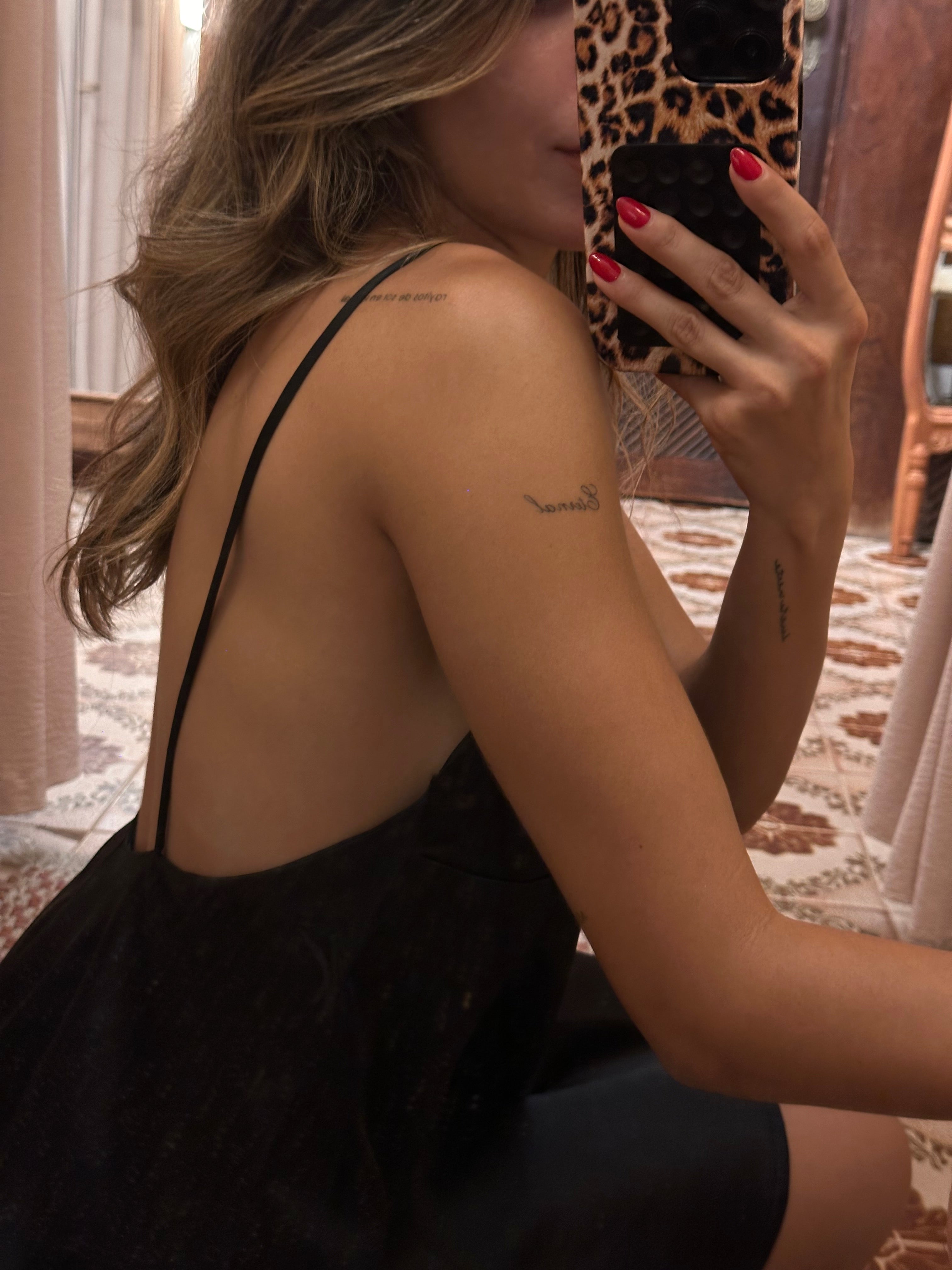 Daphne Mini Dress - Noir