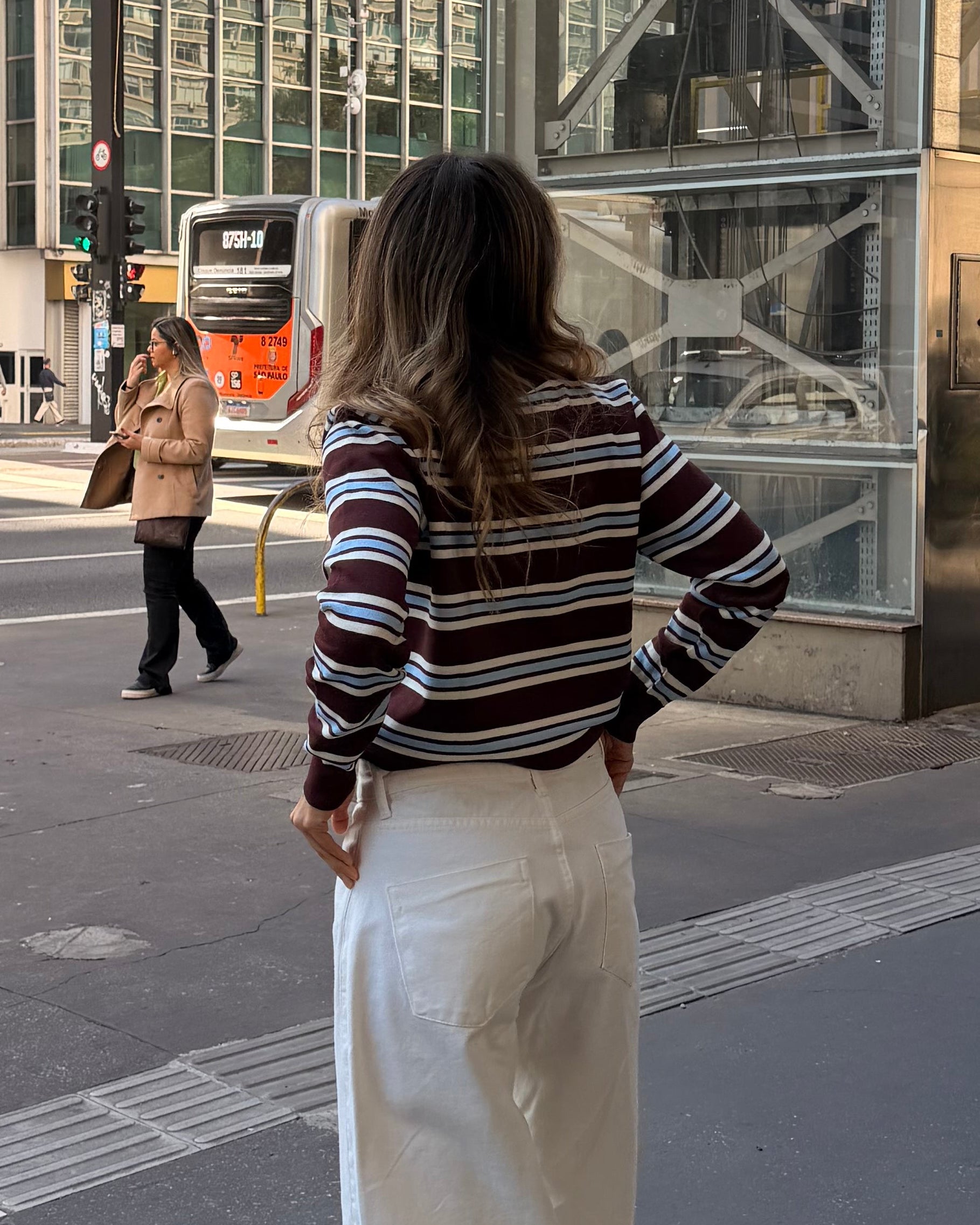 Polo Knit Top