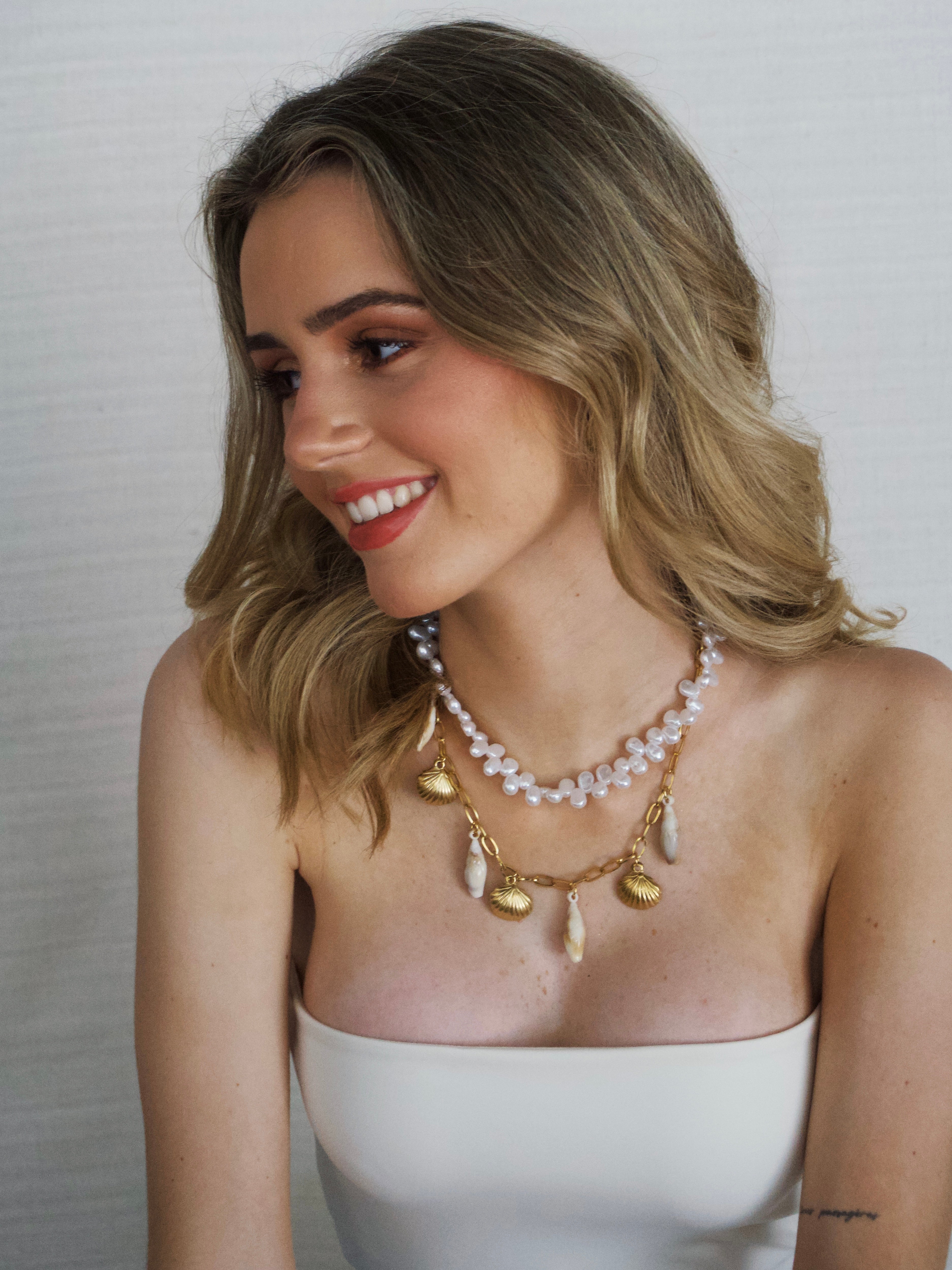Seashell Gold Necklace