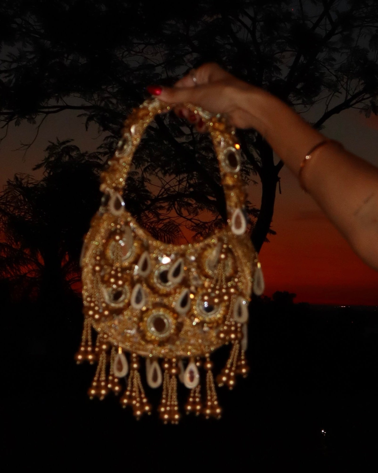 Gold Formentera Bag
