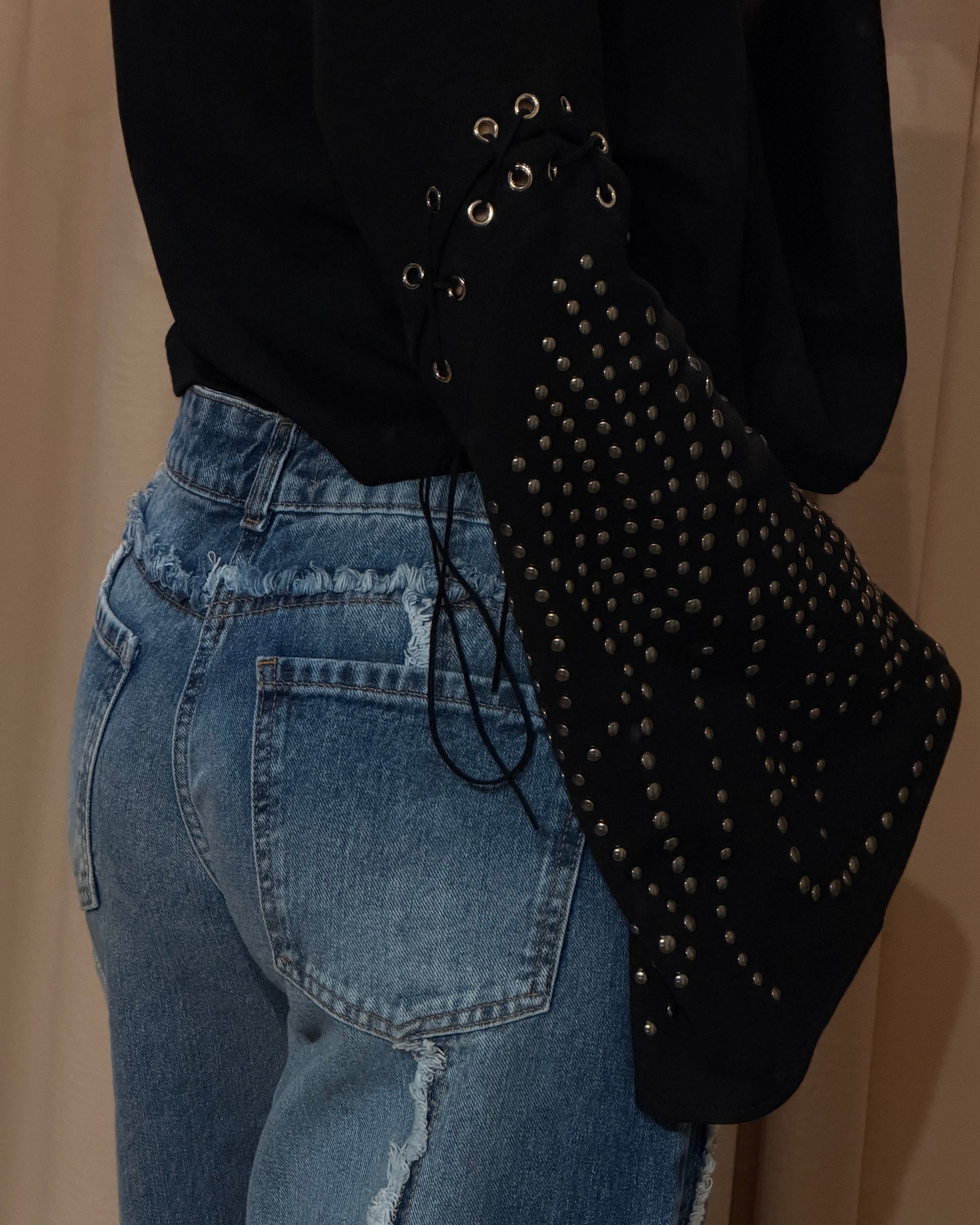 Top Mangas Largas Boho Edgy