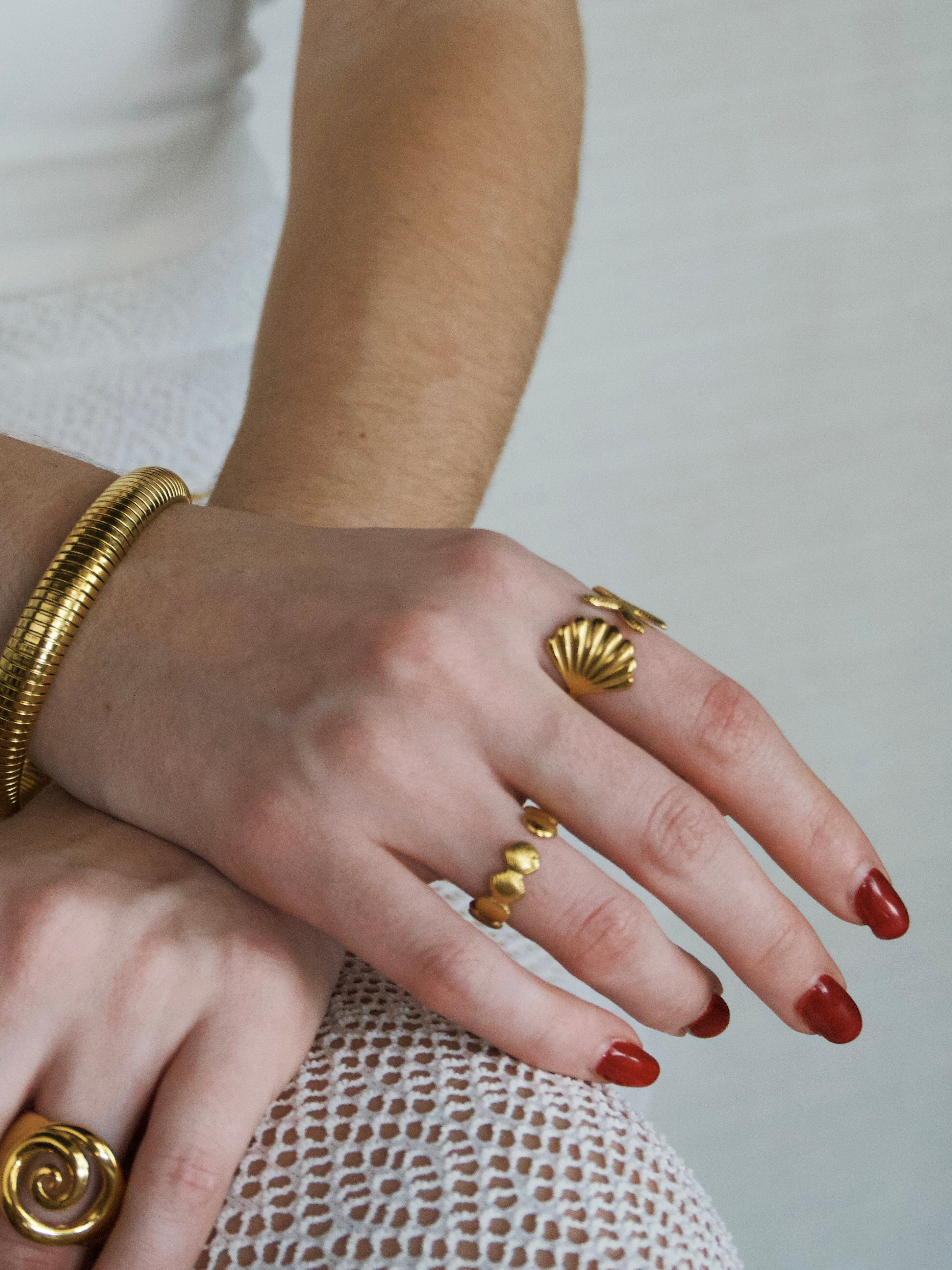 Shell & Starfish Ring