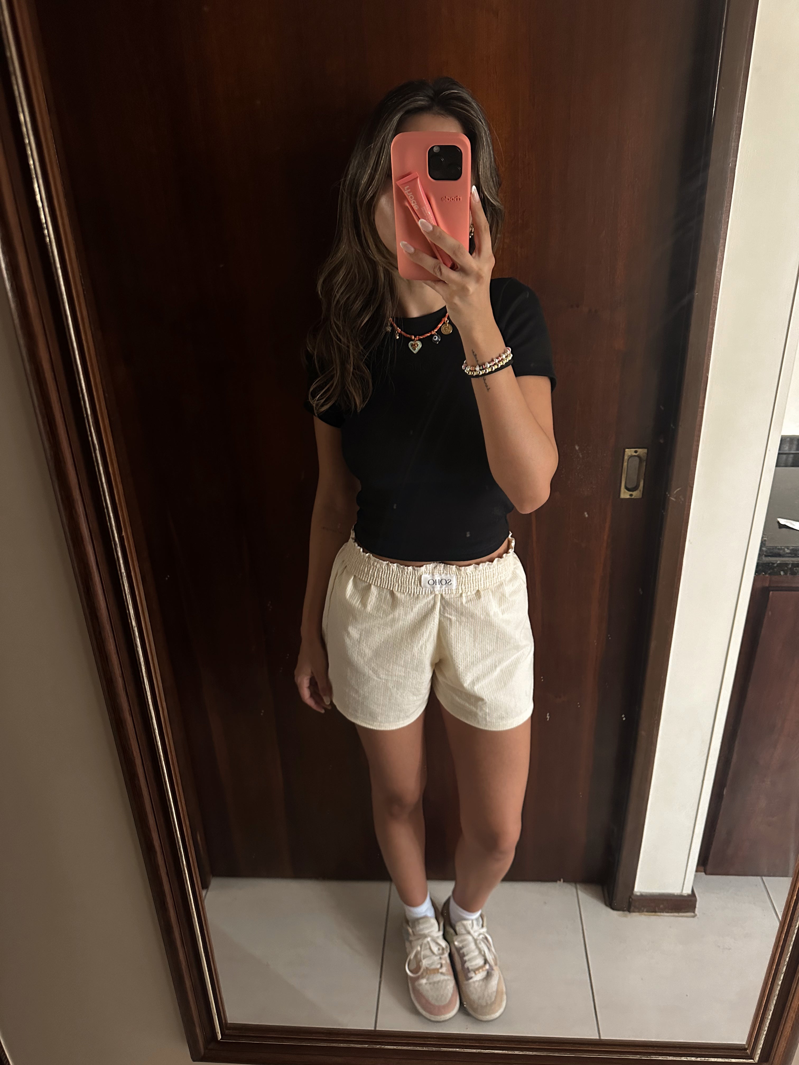 Short Elsa - Amarillo/Blanco