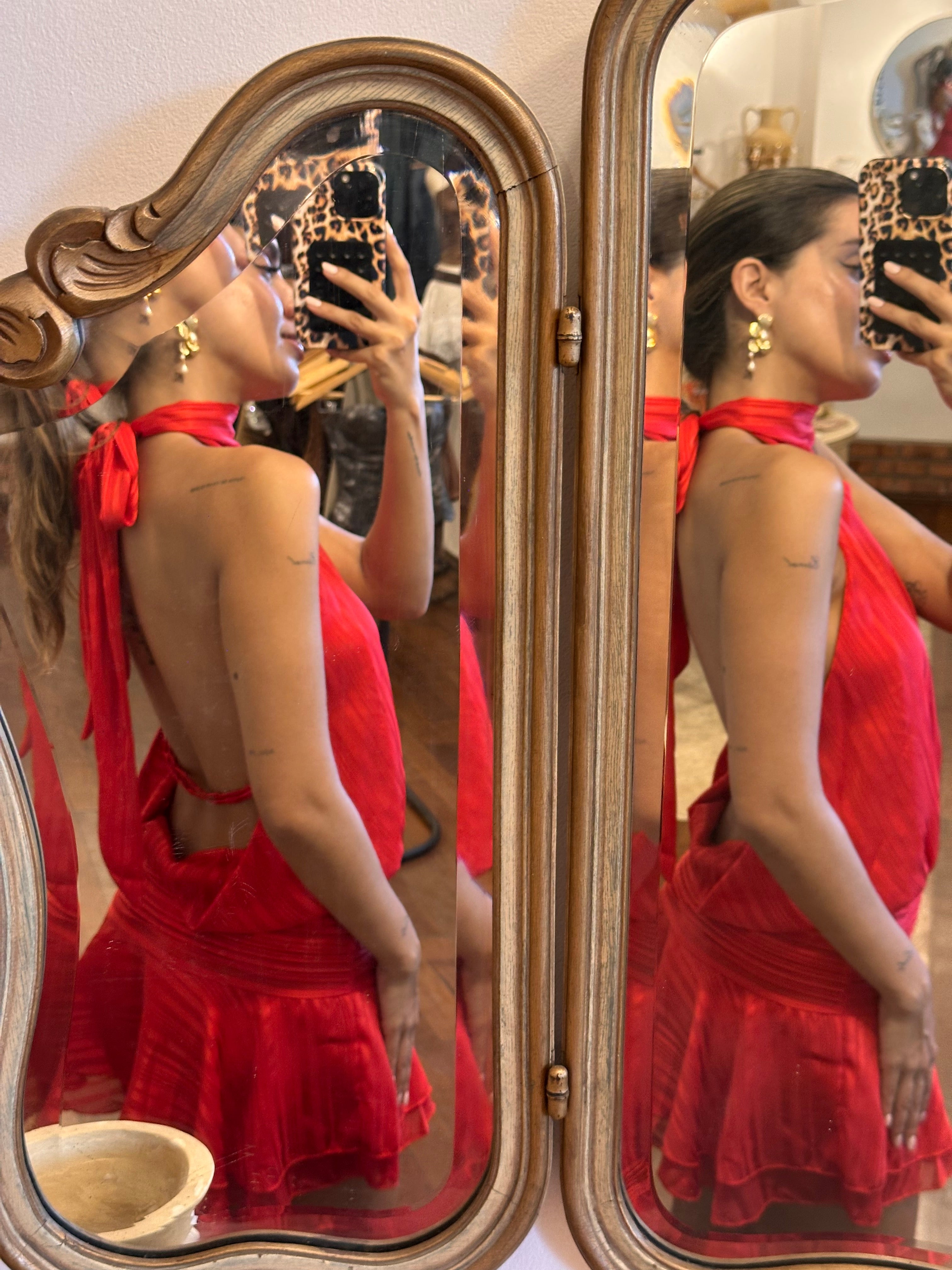 Ares Mini Dress - Red