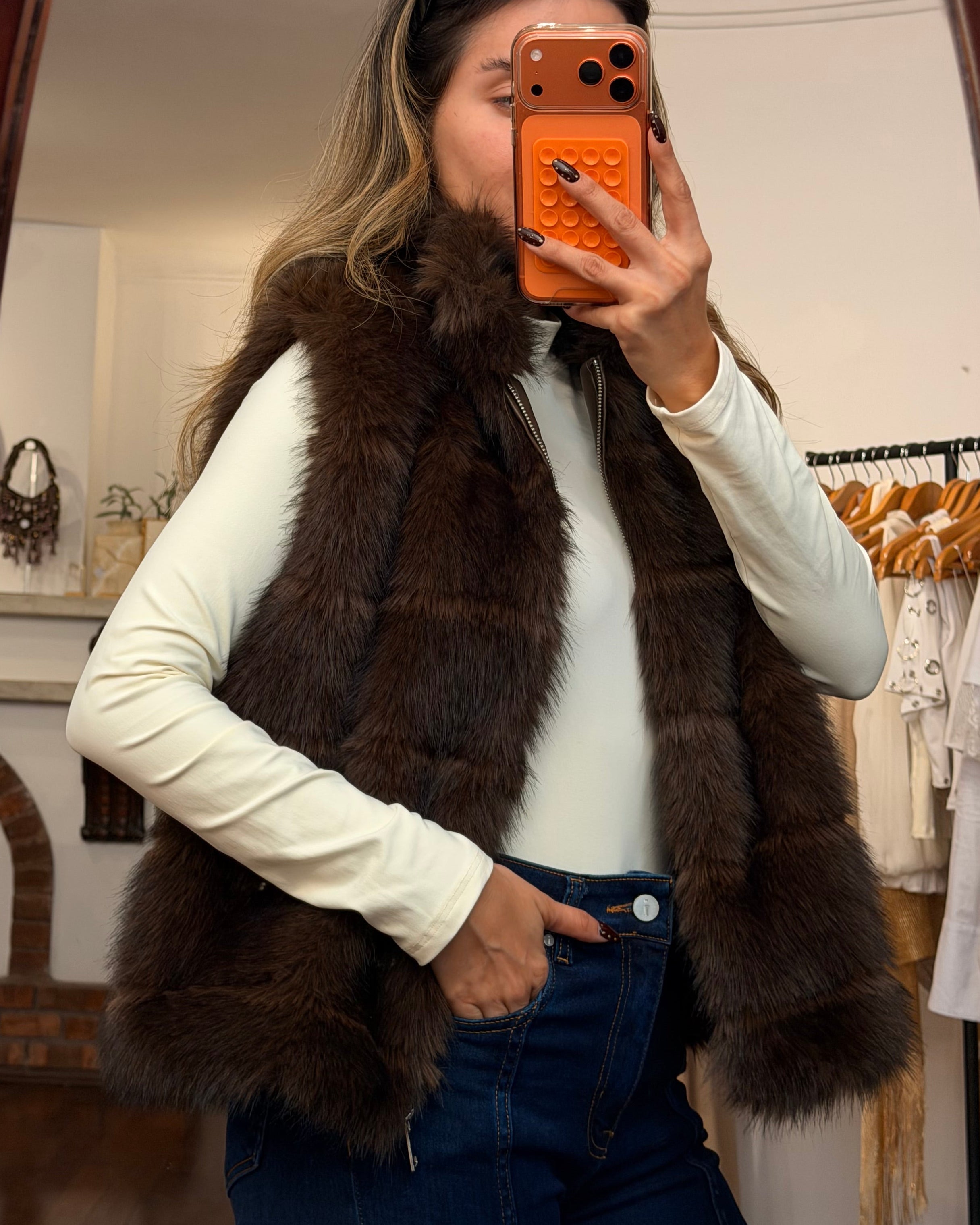 Faux Fur Vest