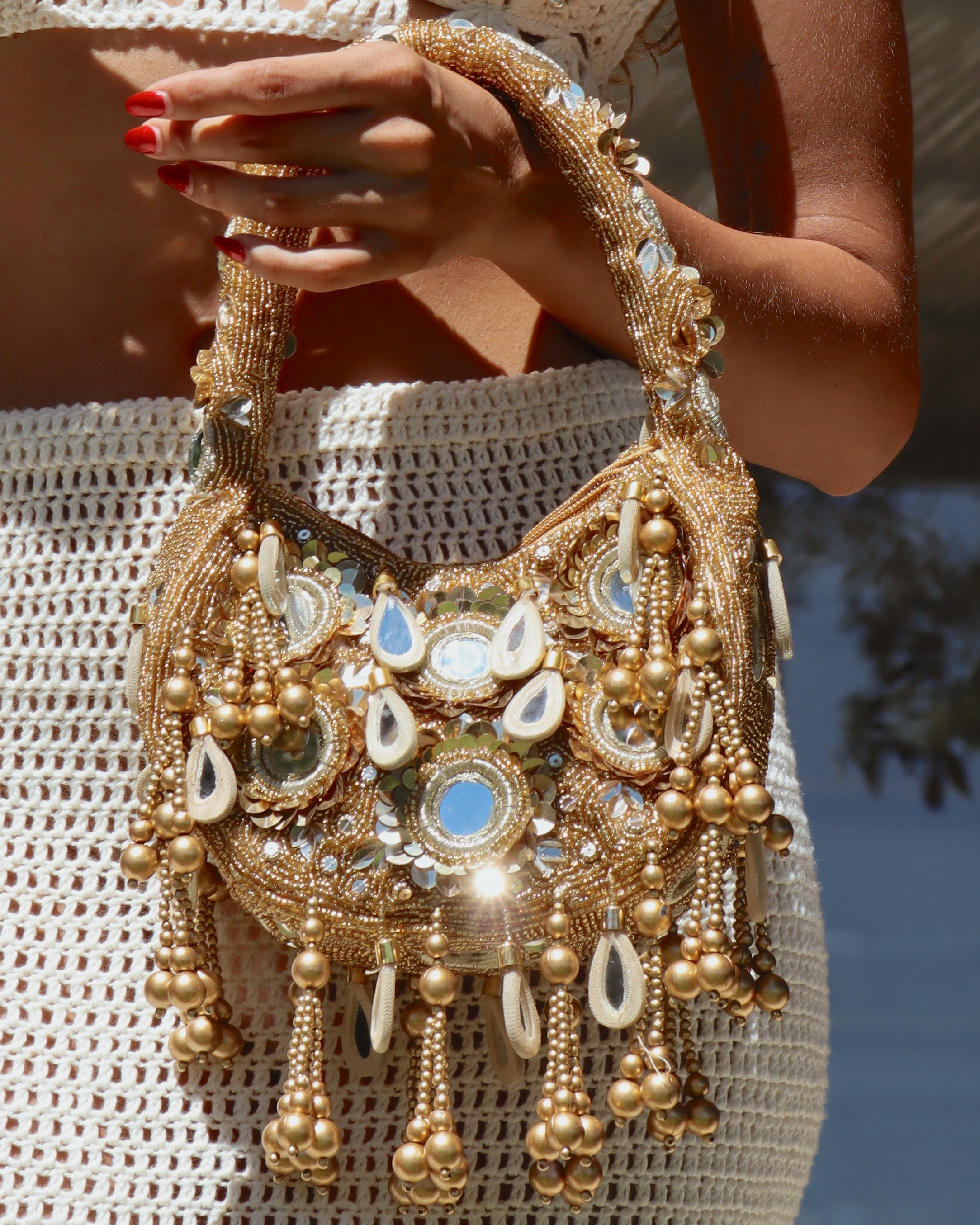 Gold Formentera Bag