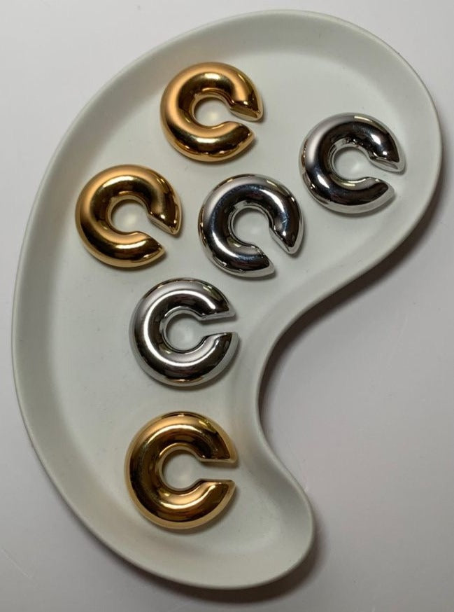 Chunky Gold & Silver Earcuff