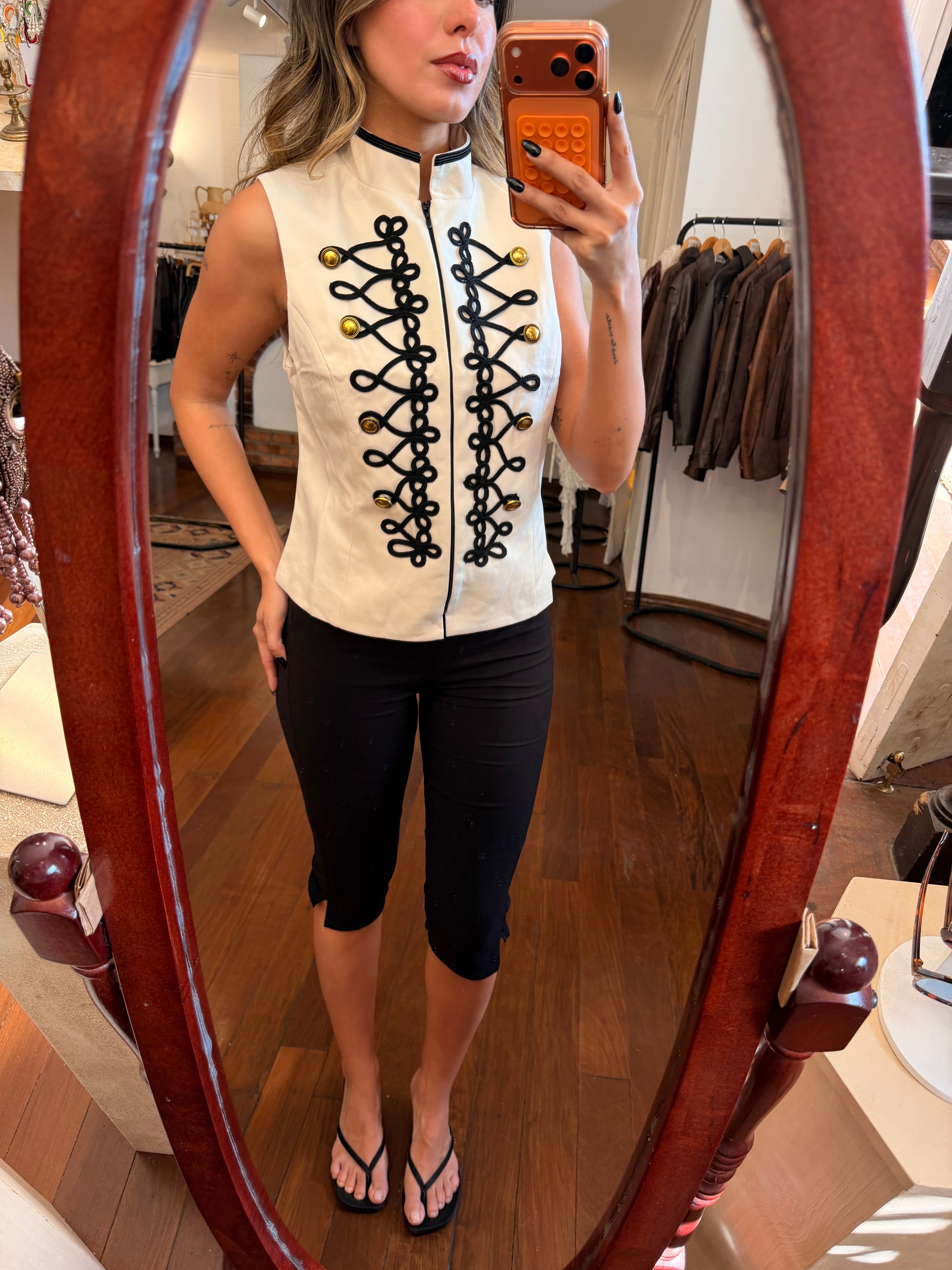 Napoleon Vest - Ivory