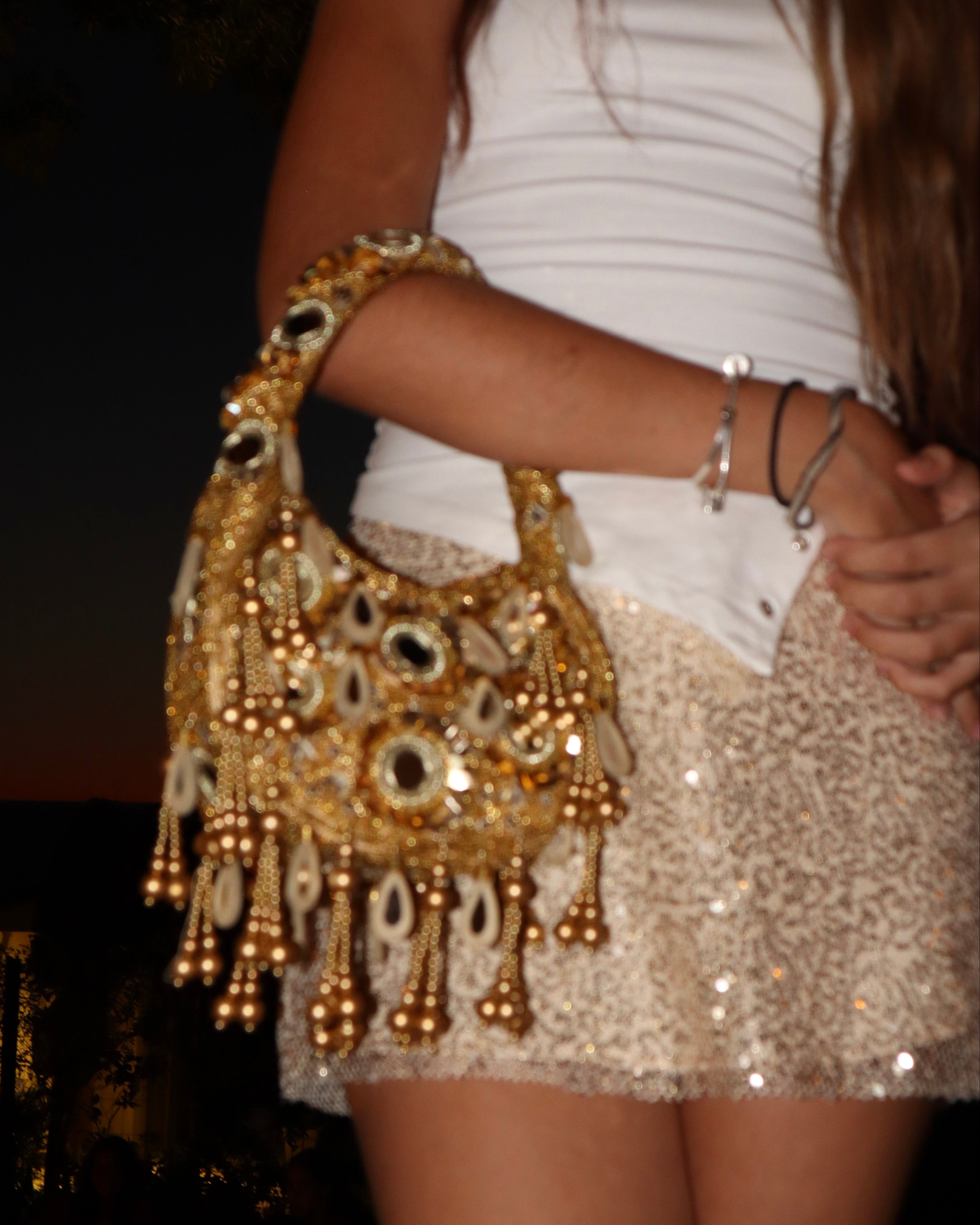 Gold Formentera Bag