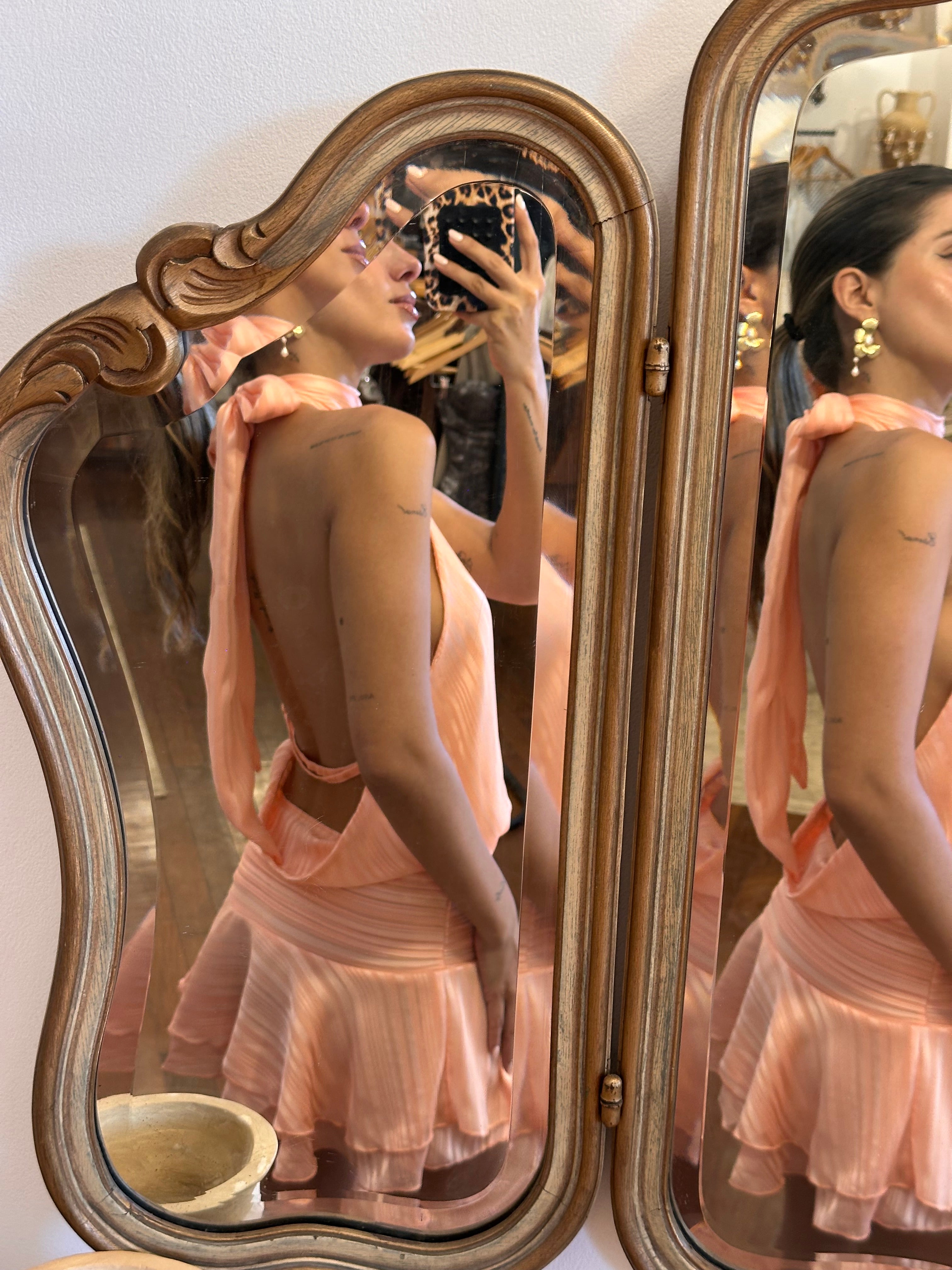 Ares Mini Dress - Coral