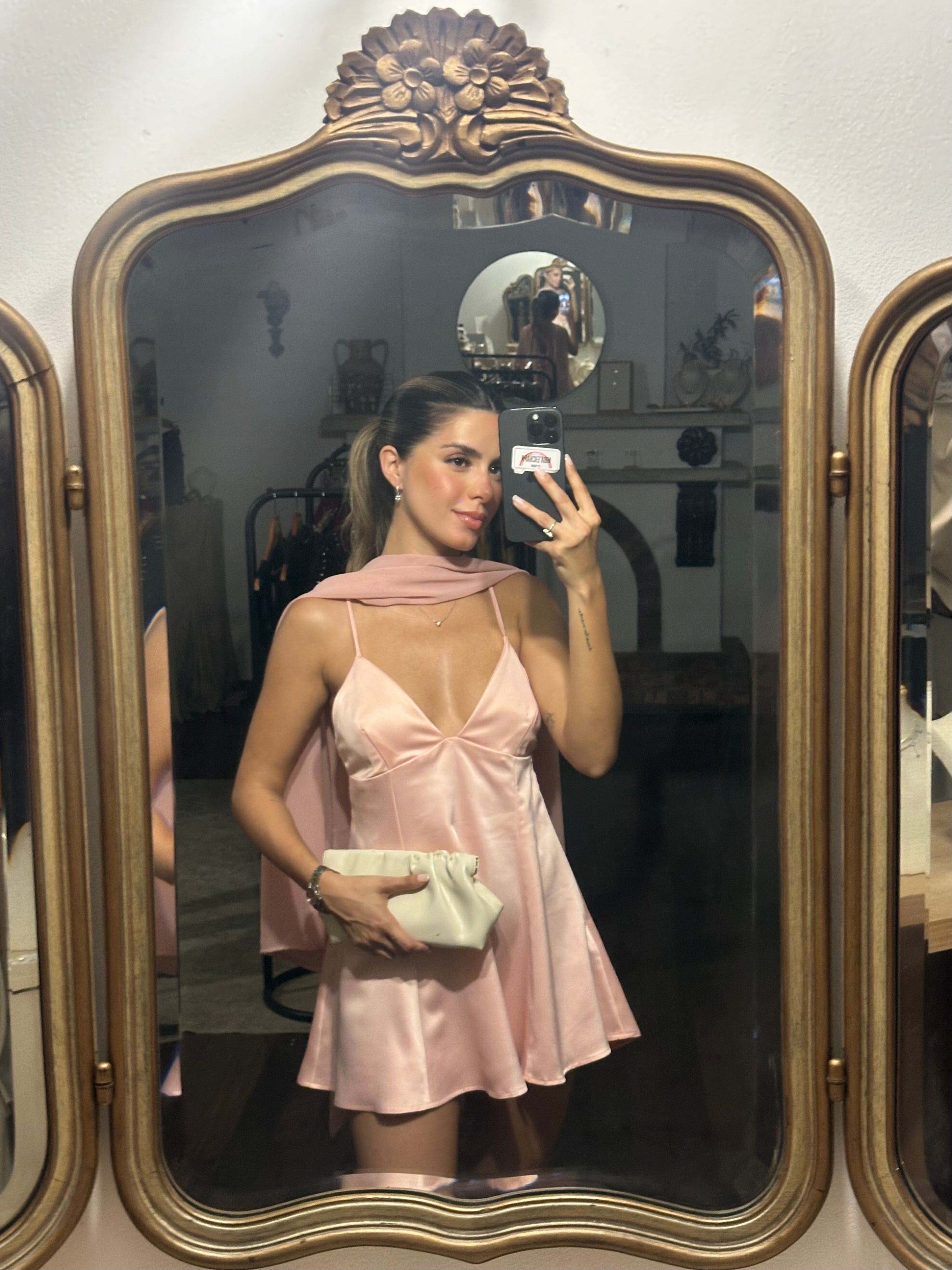Daphne Mini Dress - Pink