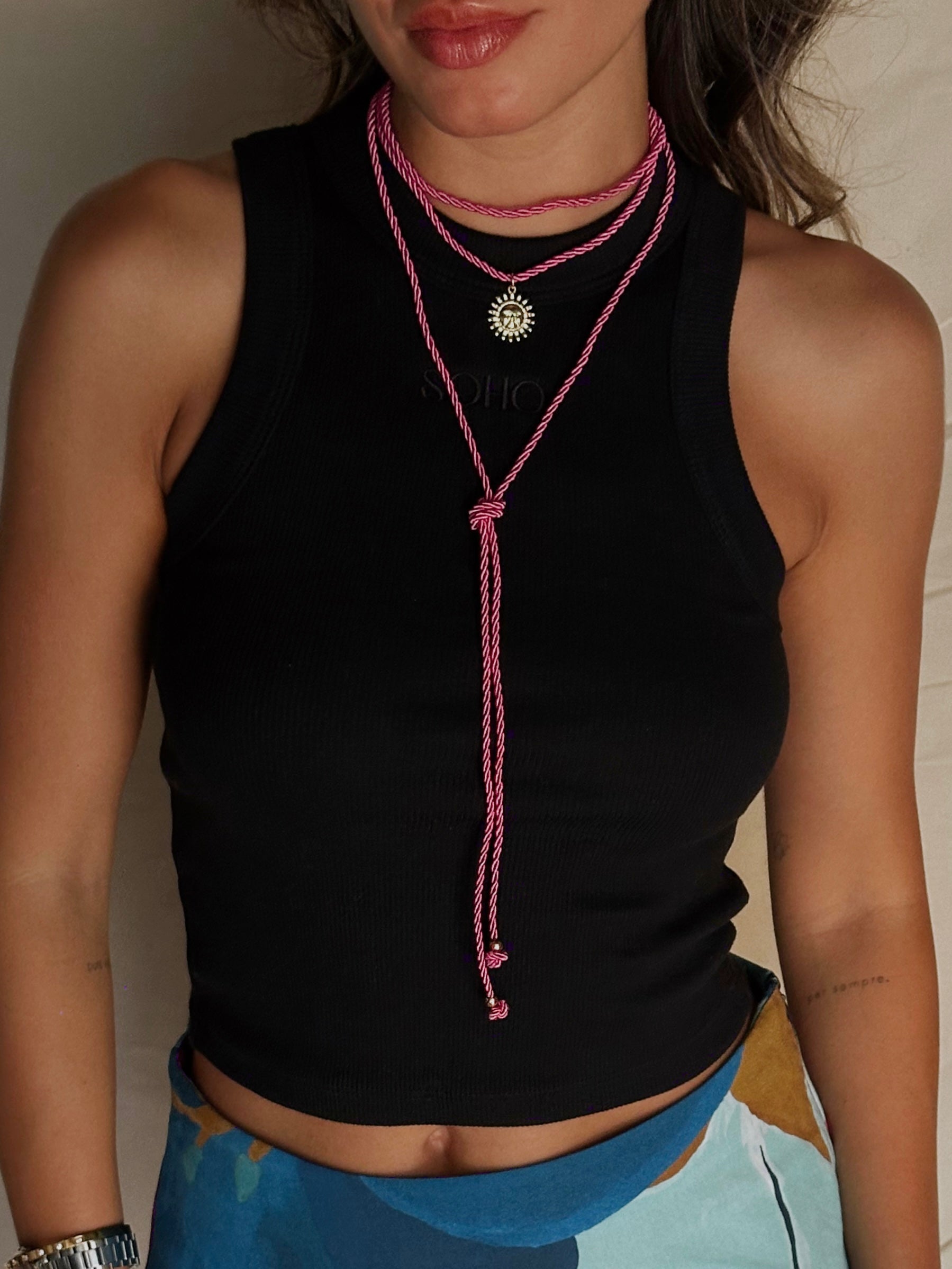 Summer Choker - Fucsia