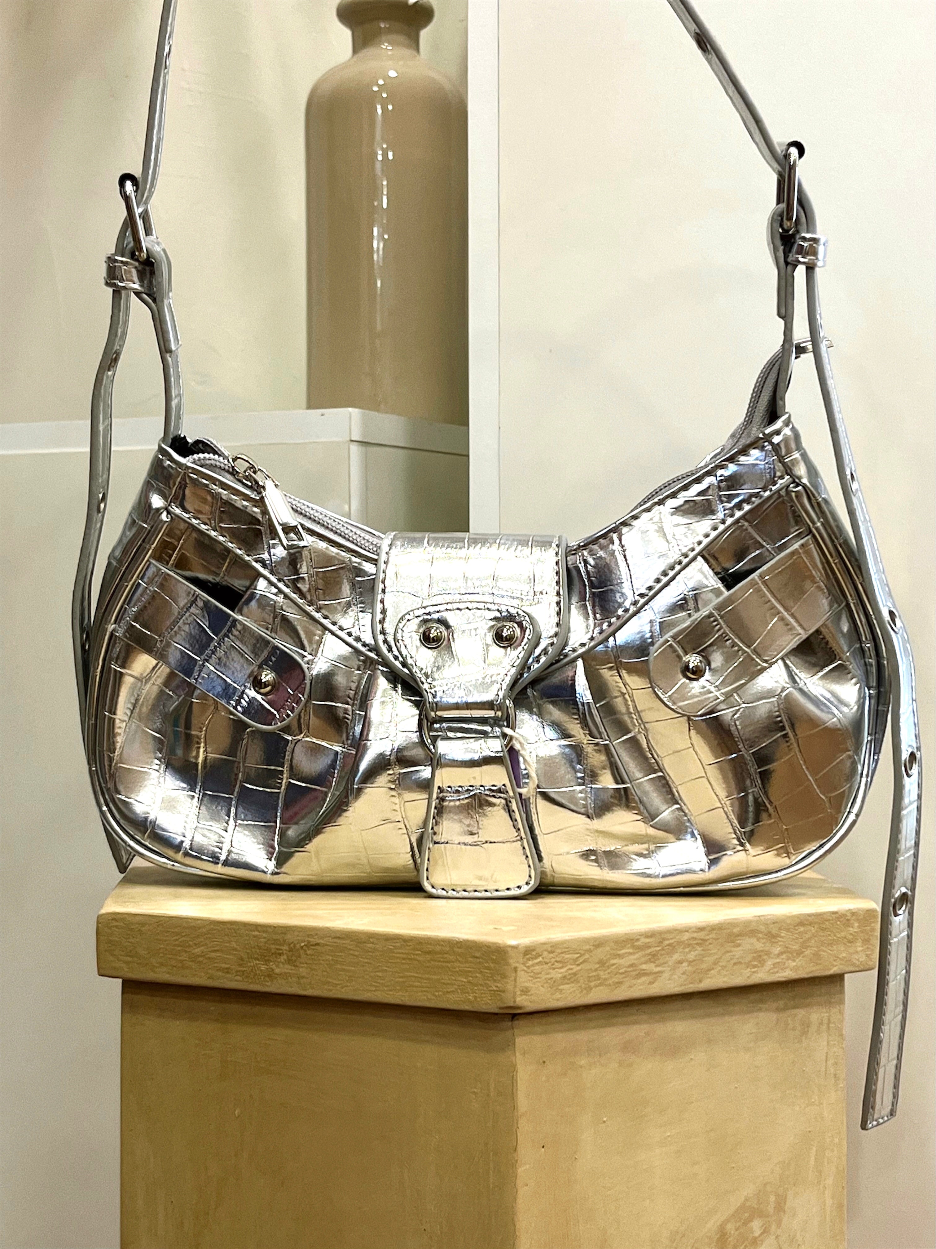 Shoulder Bag - Silver